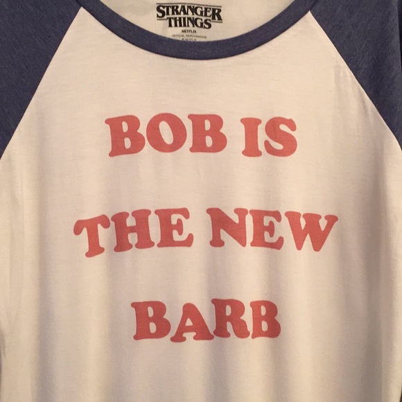 NWT Stranger Things Bob Is The New Barb Shirt - Picture 3 of 6